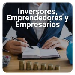 Inversores, emprendedores y empresarios