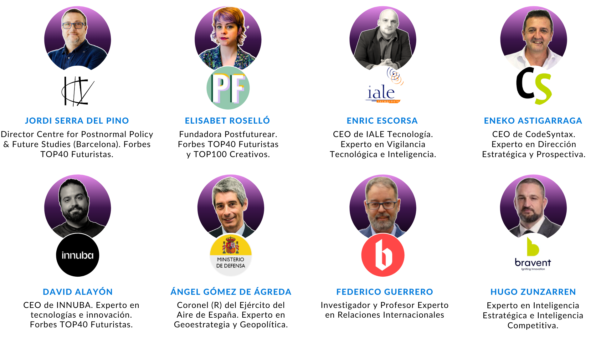 Profesores y Mentores Máster Estrategia y Prospectiva - LISA Institute
