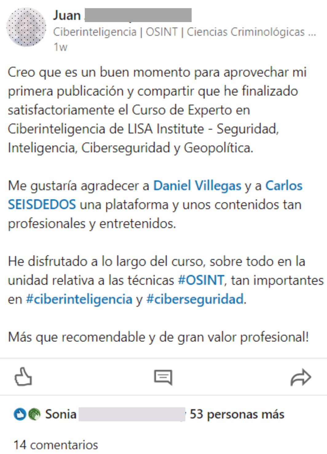 Comentario Alumno Inteligencia