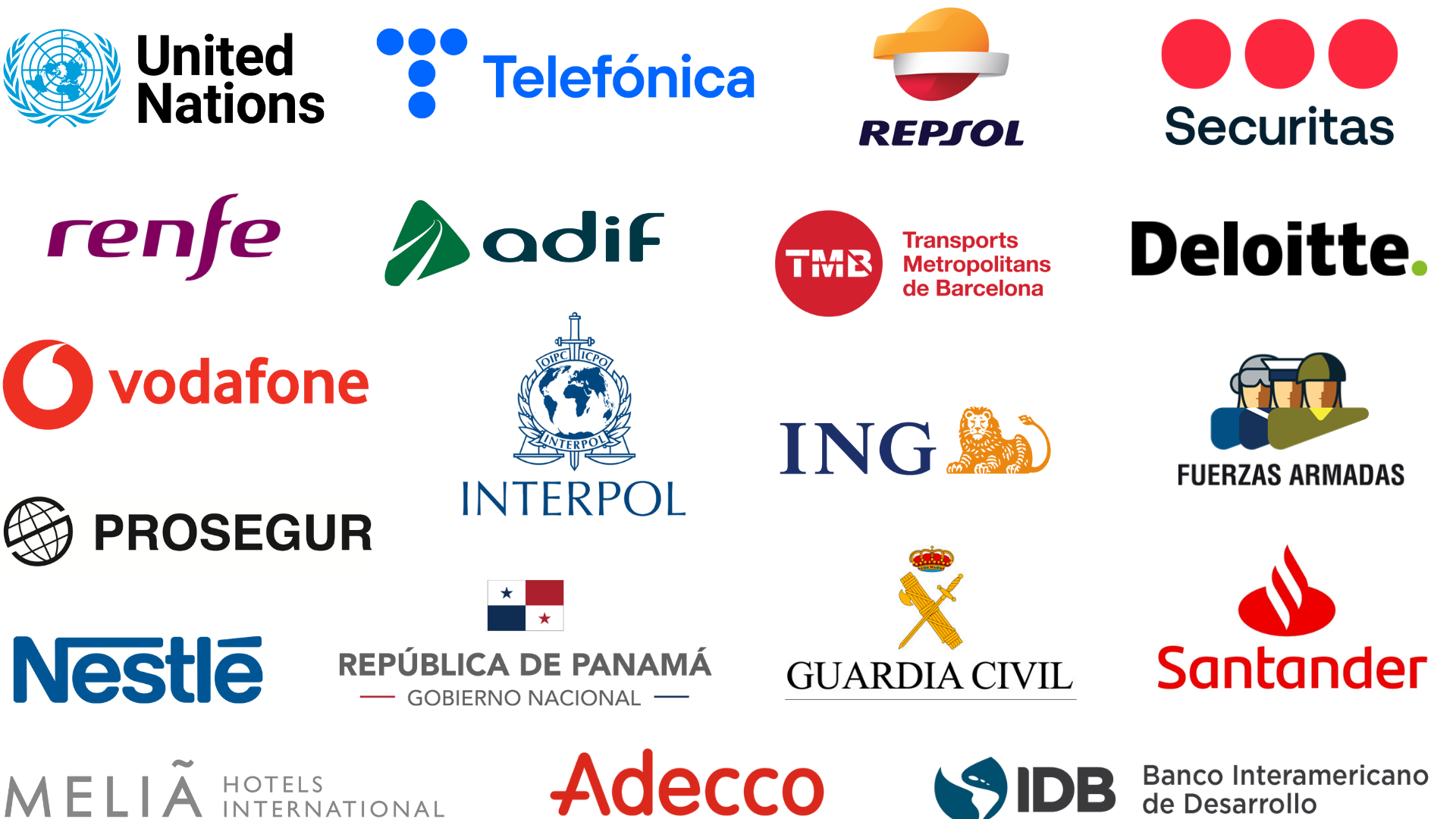Empresas e Instituciones que trabajan con LISA Institute
